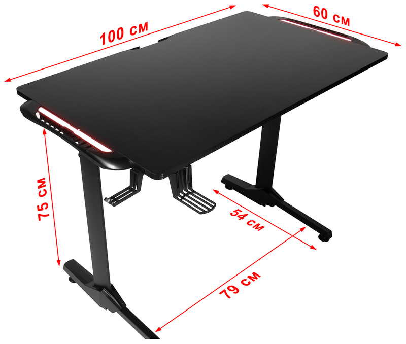 Ігровий стіл DXRacer GD/003/N (Black) фото