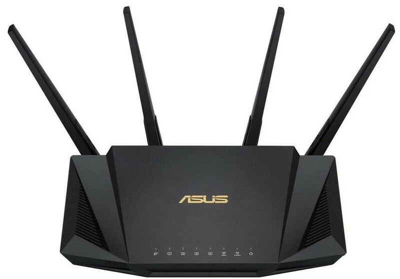Интернет роутер Asus RT-AX58U Wi-Fi 6 (2.4Gz/5Gz) 574+2402Mbps фото