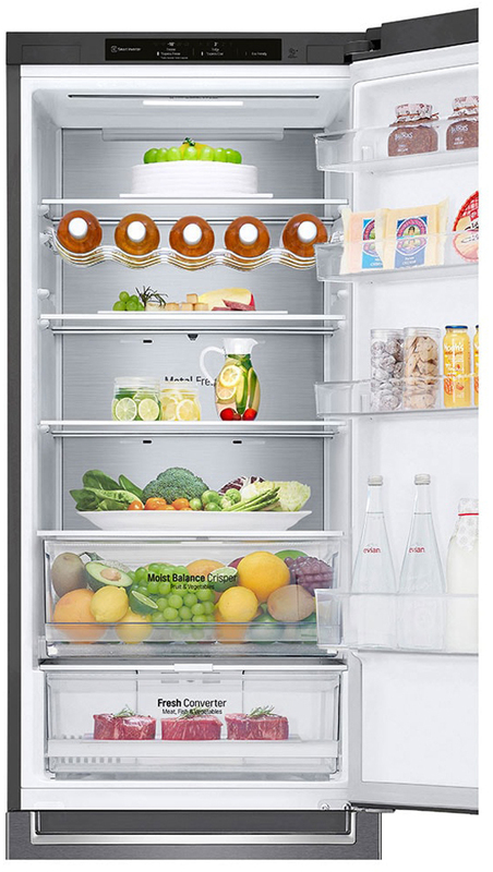 Двокамерний холодильник LG GW-B509SLNM фото