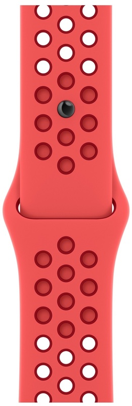 Ремінець для годинника Apple Watch 45 mm (Bright Crimson/Gym Red) Nike Sport Band MPHA3ZM/A фото