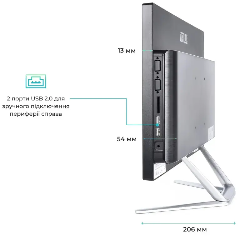 Моноблок ARTLINE Business F29 Windows 11 Pro Black/Silver (F29v16Win) фото