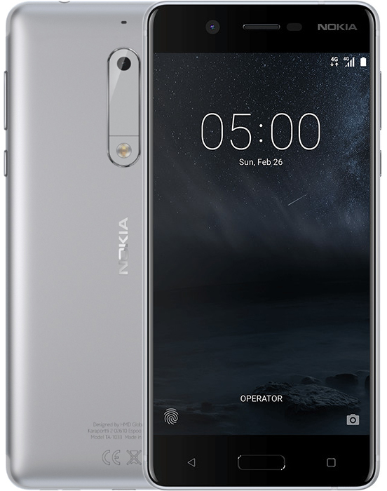 Nokia 5 Dual SIM 2/16Gb Silver (11ND1S01A18) фото