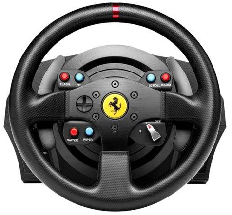 Руль и педали Thrustmaster T300 для PC/PS4/PS3 Ferrari Integral RW Alcantara edition фото