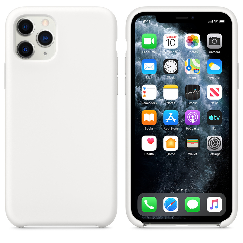 Чохол Silicone Case (White) для iPhone 11 Pro фото