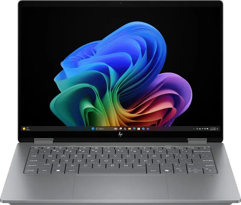 Ноутбук HP OmniBook X Flip x360 14-fk0008ua Meteor Silver (C9RV0EA) - фото - №0