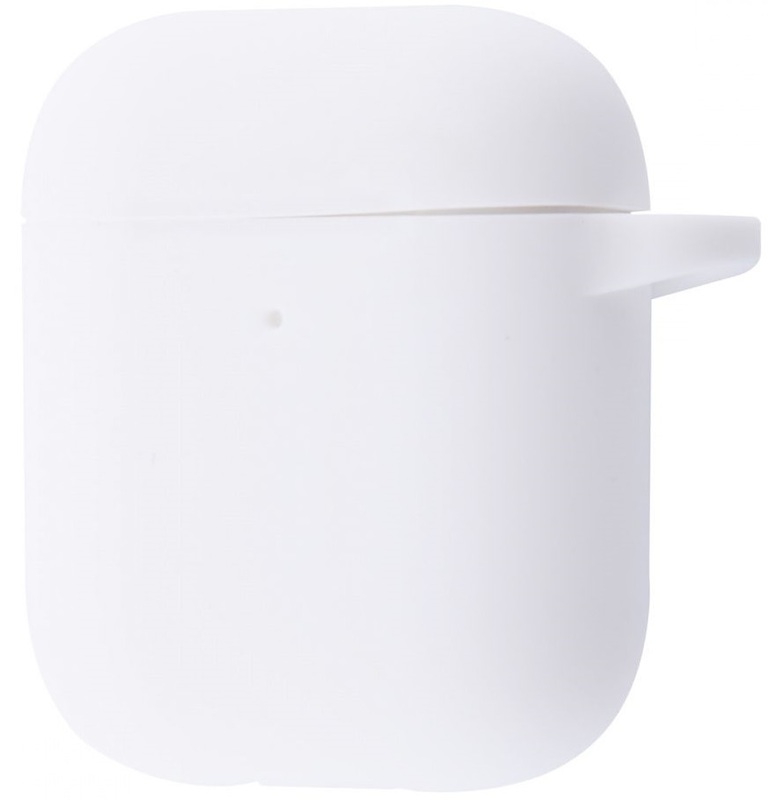 Чохол Silicone Case New для AirPods 1/2 (White) фото