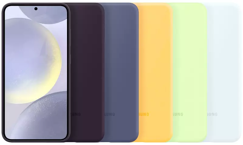 Чохол для Samsung Galaxy S24 Silicone Case Violet (EF-PS921TVEGWW) фото