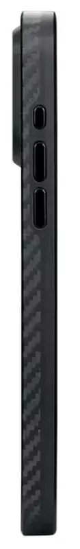 Чохол для iPhone 15 Pro Max Pitaka MagEZ Case Pro 4 Twill 1500D Black/Grey (KI1501PMP) - фото - №4