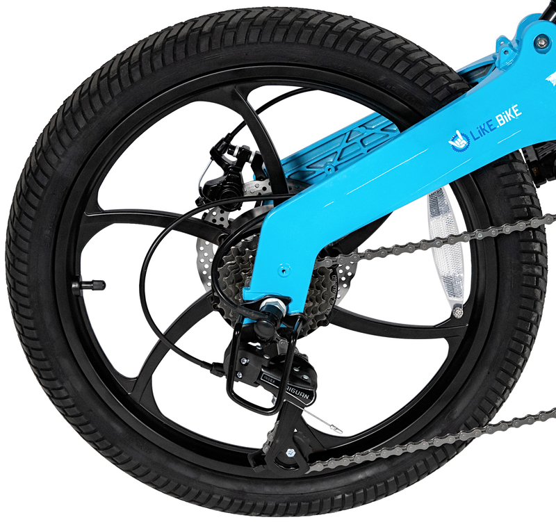 Электровелосипед Like.Bike S9+ (Blue/Black) 280 Wh фото