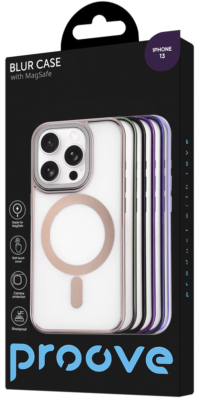 Чохол Proove Blur Case with Magnetic Ring iPhone 13 (midnight blue) - фото - №2