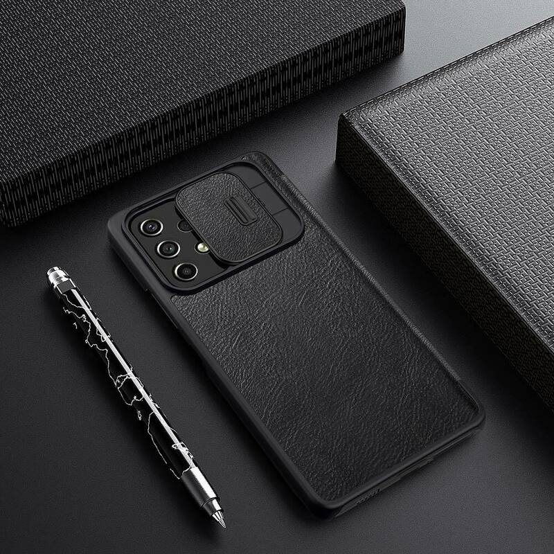 Чохол для Samsung Galaxy A53 Nillkin Qin Pro Leather Case (Black) фото