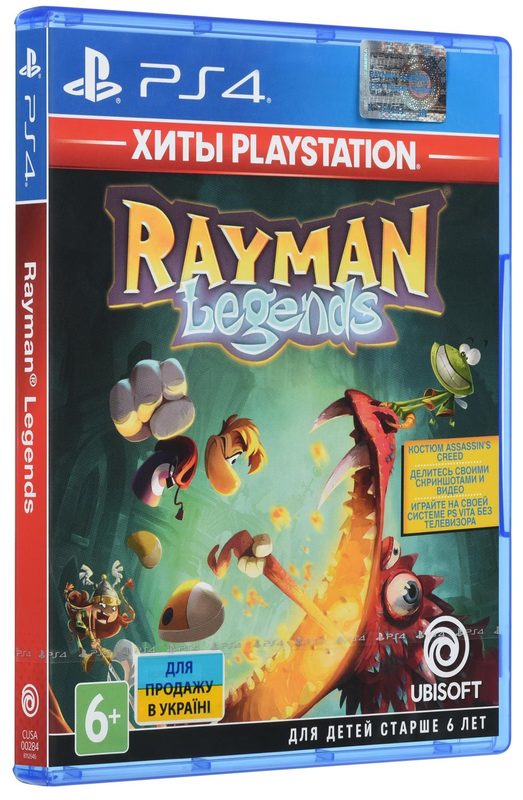Диск Rayman Legends (Blu-ray, Russian version) для PS4 (8112646) - фото - №0
