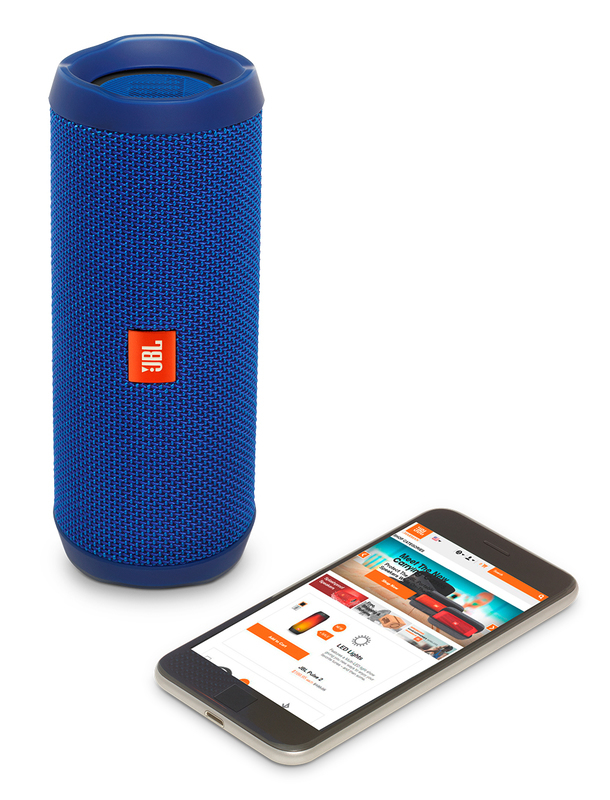 Вологозахищена акустика JBL Flip 4 (Blue) - фото - №3