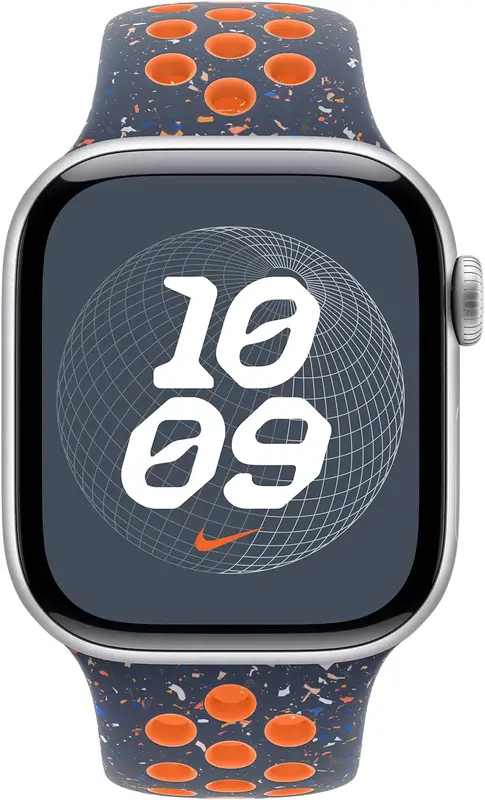 Ремінець для годинника Apple Watch 42/41/40mm Blue Flame Nike Sport Band - S/M - фото - №2