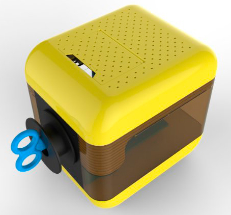 3D принтер Weistek Mini Toy (Yellow) WT800M - фото - №4