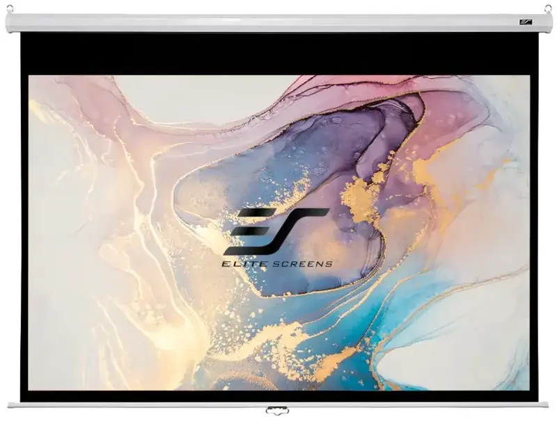 Проекционный экран настенный ручной ELITE SCREENS 135" (16:9) 168,1х299 (M135XWH2) - фото - №0