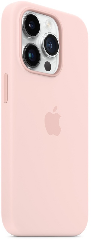 Чохол Apple Silicone Case with MagSafe (Chalk Pink) MPTH3ZE/A для iPhone 14 Pro фото