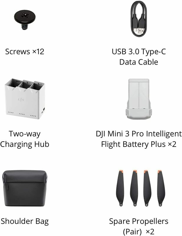 Набір акумуляторів та аксесуарів для квадрокоптера DJI Mini 3 Fly More Kit фото