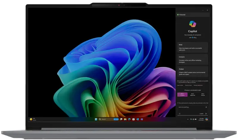 Ноутбук Lenovo ThinkBook 16 G7 QOY Luna Grey (21NH000DRA) - фото - №5