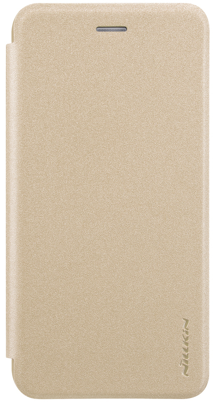 Чехол-книжка Nillkin Sparkle Leather Series для Huawei P8 Lite 2017 (золото) фото