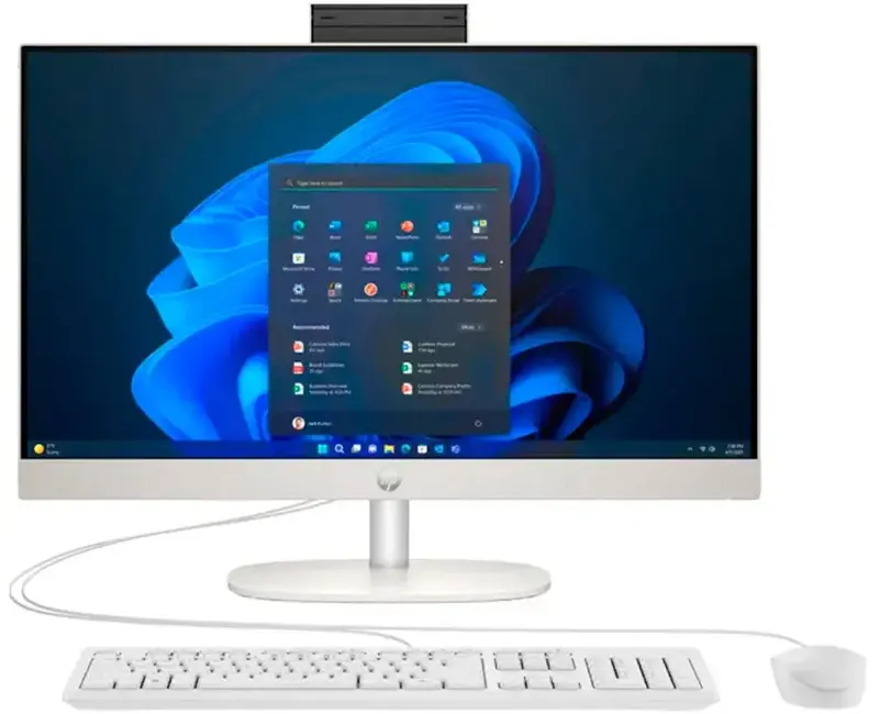 Моноблок HP ProOne 240 G10 Shell White (B70V9AT) - фото - №0