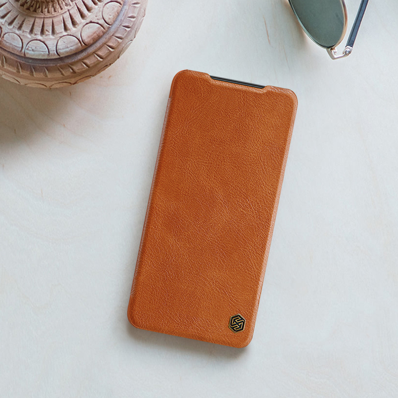 Чохол для Redmi Note 11 Nillkin Qin Leather Case (Brown) фото