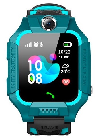 Детские часы-телефон с GPS трекером GOGPS K24 (Green) фото
