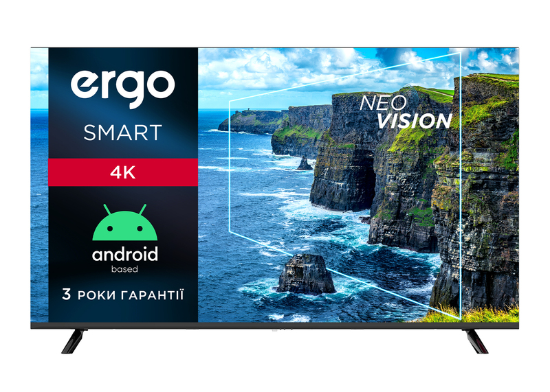 Телевізор Ergo 55" 4K Smart TV (55DUS6000) фото