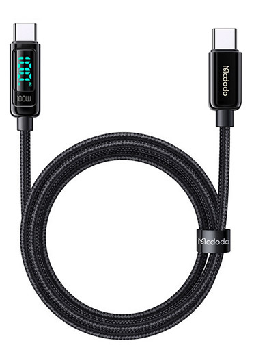 Кабель USB-C - USB-C McDodo (CA-8820) 1.2m Digital 100W (Black) фото