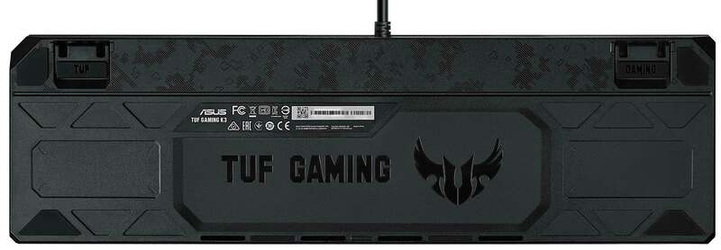 Клавіатура ігрова ASUS TUF Gaming K3 Kailh Red Ru (90MP01Q0-BKRA00) фото