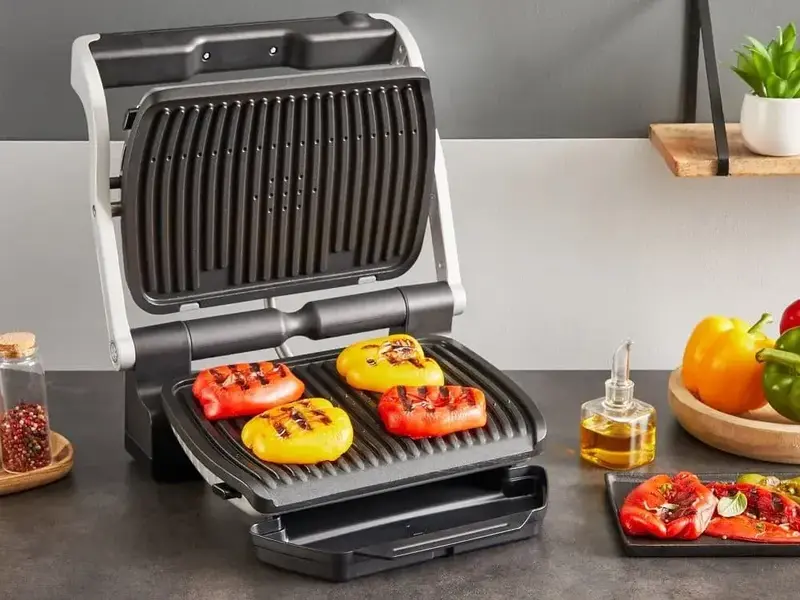 УЦІНКА Гриль TEFAL OptiGrill+ GC717D10 - фото - №7