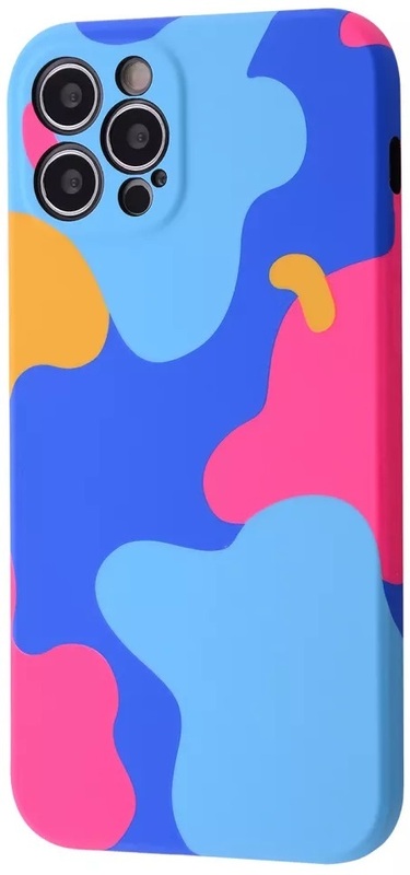 Чохол WAVE NEON X LUXO Minimalistic Case для iPhone 12 Pro (Midnight Blue/Bright Pink) фото