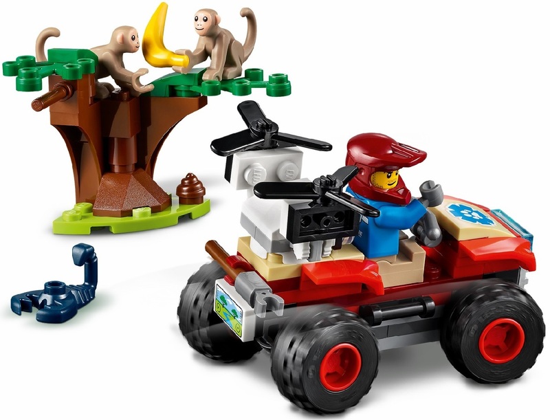 Конструктор LEGO City Рятувальний всюдихід для звірів 60300 фото