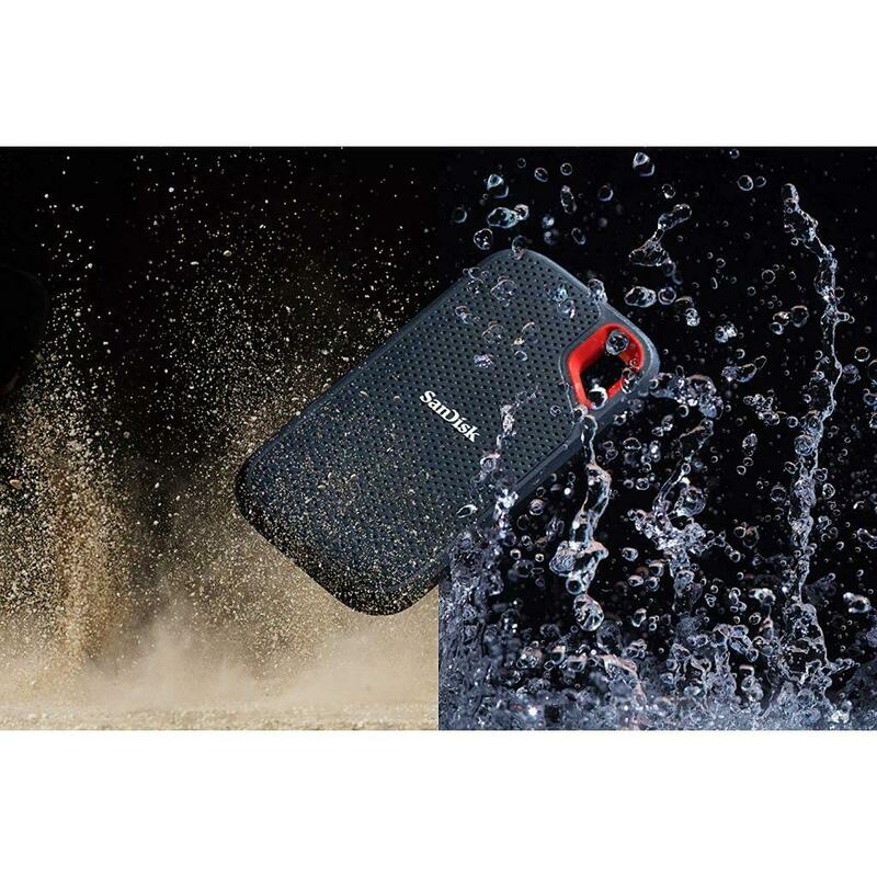 SSD SanDisk Extreme Portable 500GB USB 3.1 Type-C (Black) SDSSDE60