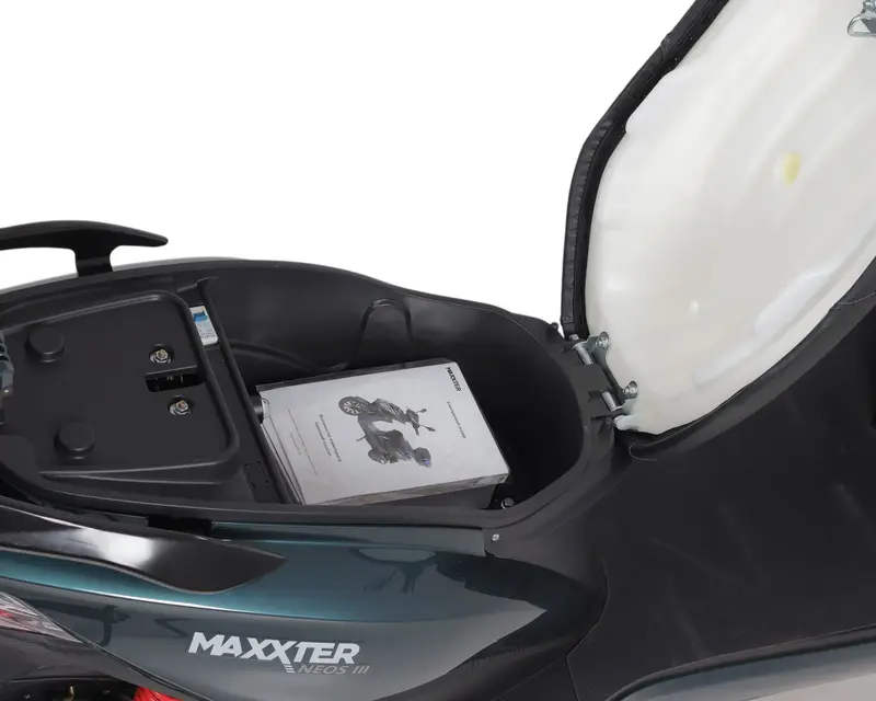 Електроскутер Maxxter NEOS III 1500 Вт (Blue) - фото - №11