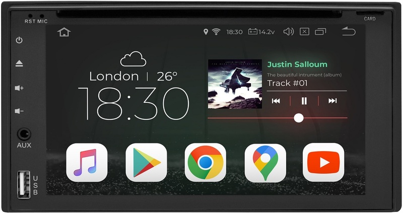 Автомагнітола Gazer Universal Android з DVD і екраном антивідблиску 6.2" CM5006-100D фото