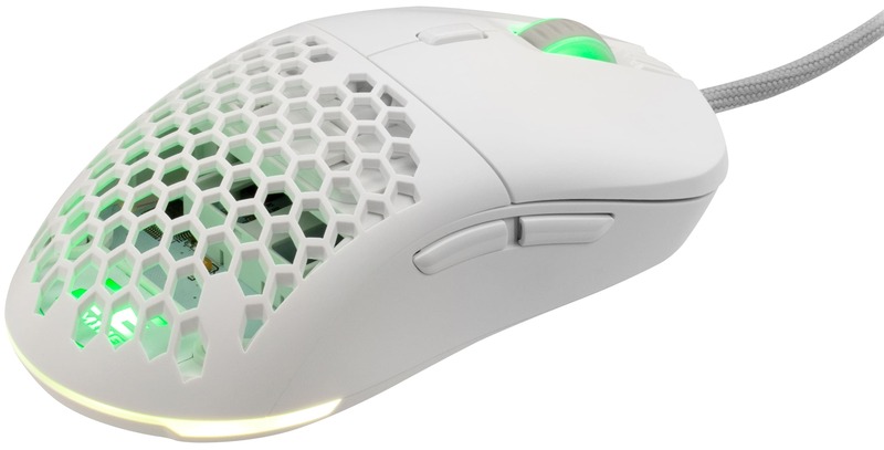 Ігрова комп'ютерна миша 2E GAMING HyperDrive Lite RGB (White) 2E-MGHDL-WT фото
