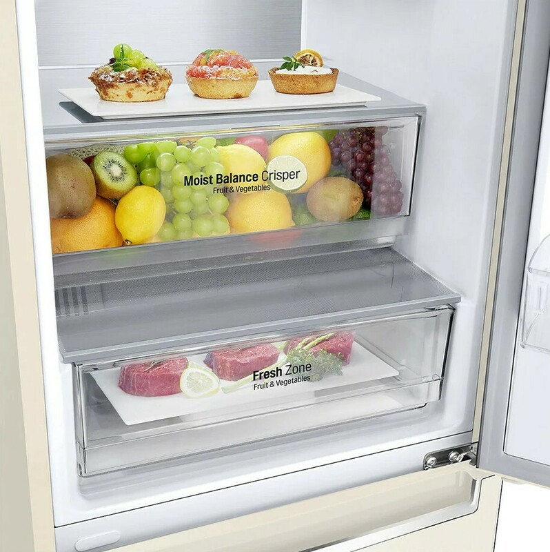 Двокамерний холодильник LG GA-B459SERM фото