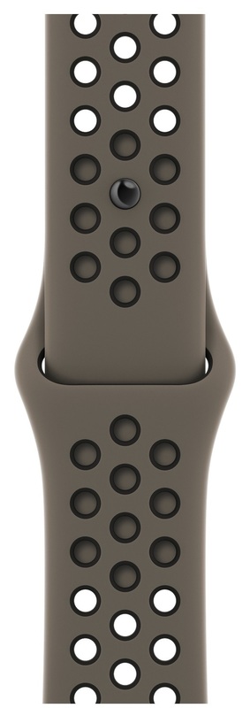 Ремінець для годинника Apple Watch 41 mm (Olive Grey/Black) Nike Sport Band MPGT3ZM/A фото