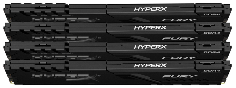 Оперативная память HyperX FURY DDR4 64GB 3600MHz HX436C18FB4K4/64