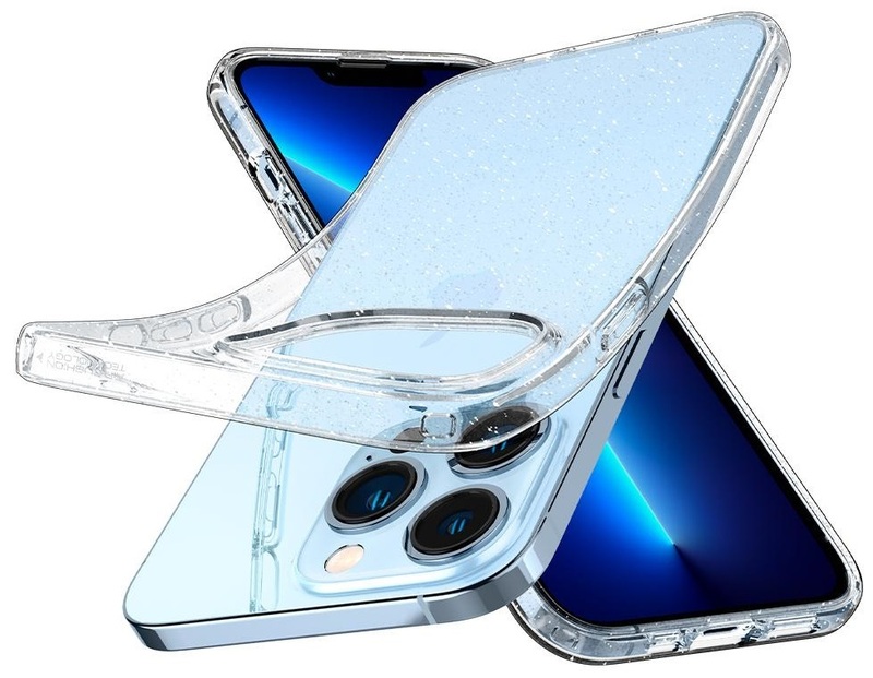 Чехол Spigen для iPhone 13 Pro Liquid Crystal Glitter (Crystal Quartz) ACS03255 фото