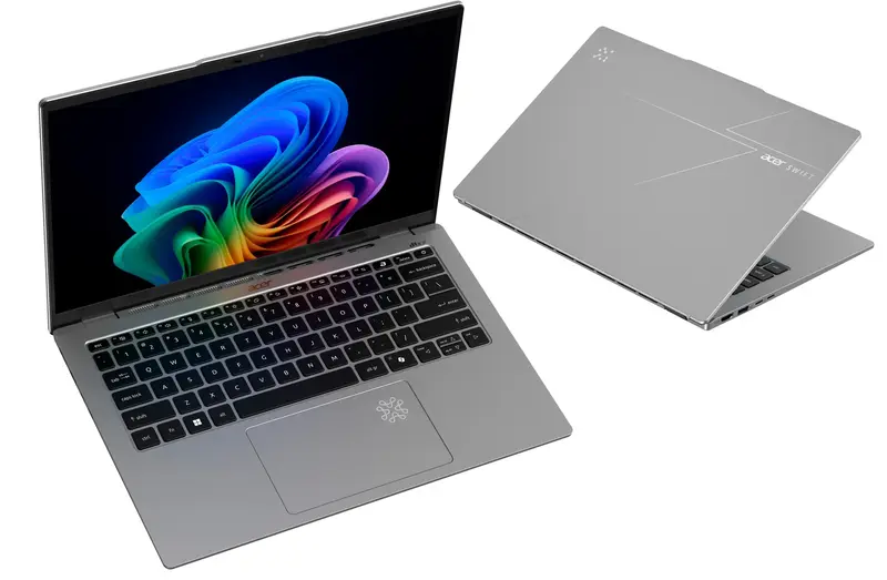 Ноутбук Acer Swift Go 14 AI SFG14-64-R23X Sparkly Silver (NX.JDAEU.003) - фото - №8