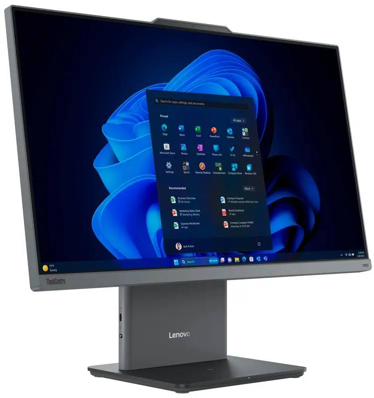 Моноблок Lenovo ThinkCentre neo 50a 24 Gen 5 Luna Grey (12SC000RUI) - фото - №2