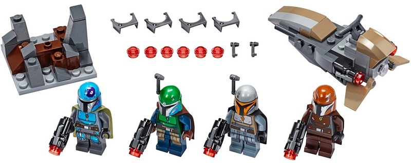 Конструктор LEGO Star Wars Боевой отряд мандалорцев 75267 фото
