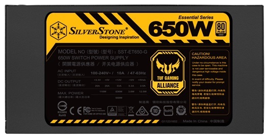 Блок питания SilverStone STRIDER ET650-G V1.2 (650W) SST-ET650-G фото