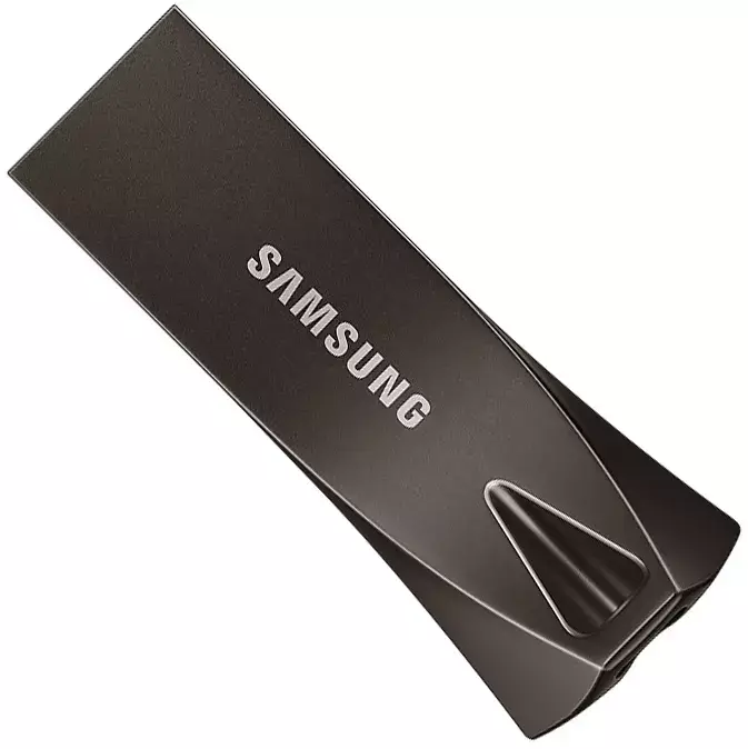 USB-Flash Samsung 128GB USB 3.1 Type-A Bar Plus Сірий фото
