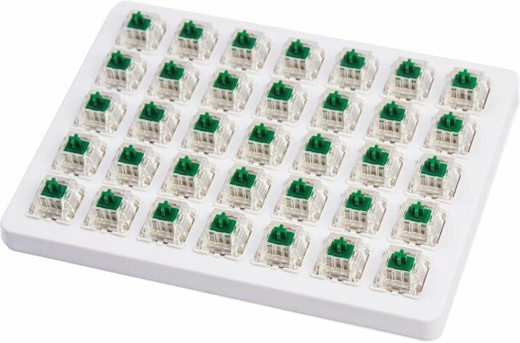 Набір механічних перемикачів Keychron Gateron Switch Set with holder 35pcs/Set (Green) Z65_KEYCHRON фото