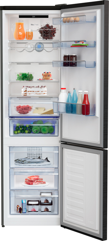 Двокамерний холодильник Beko RCNA406E40LZXR фото