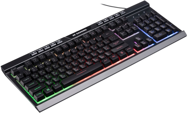 Ігрова клавіатура 2E GAMING KG300 LED USB Ukr (Black) 2E-KG300UB фото