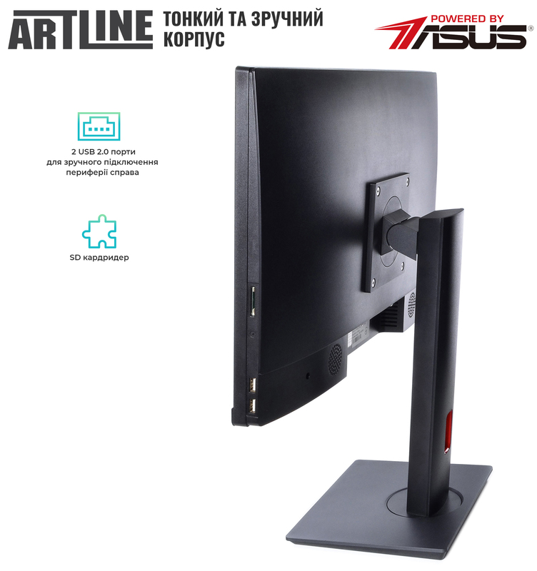 Моноблок ARTLINE Home G41 (G41v19Win) Black - фото - №2